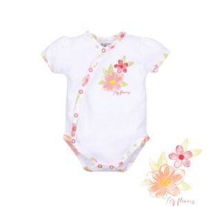 Βρεφικό κοντομάνικο κορμάκι Magic Garden