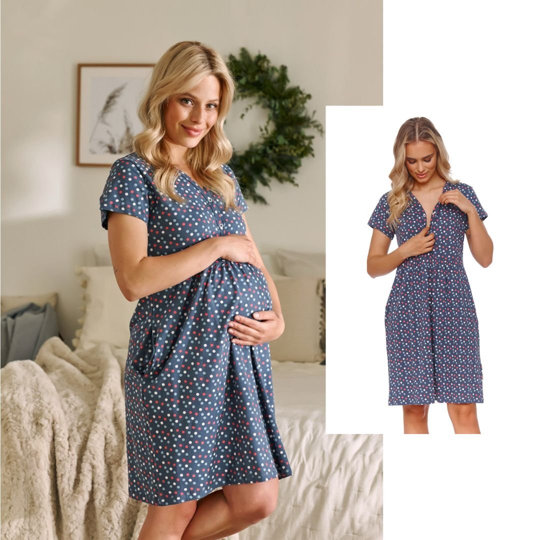 Νυχτικό εγκυμοσύνης & θηλασμού Dots