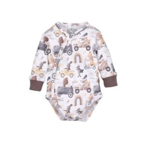 Βρεφικό σετ φορμάκι, κορμάκι, σκουφάκι Cute Cars