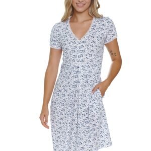 Νυχτικό εγκυμοσύνης & θηλασμού Navy Bloom