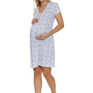 Νυχτικό εγκυμοσύνης & θηλασμού Navy Bloom