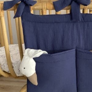 Θήκη κούνιας και κρεβατιού Navy Blue