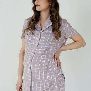 Πιτζάμα εγκυμοσύνης & θηλασμού S-XL Powder