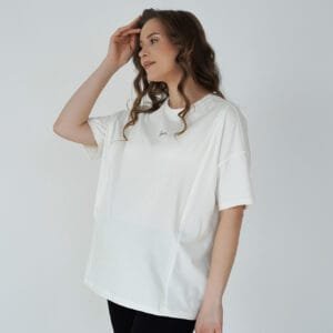 Μπλούζα εγκυμοσύνης & θηλασμού S-XL Ecru